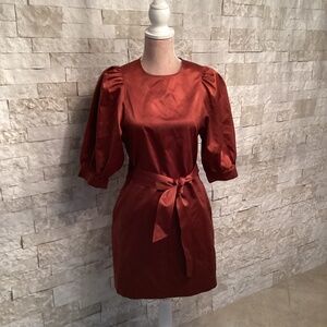 Samsøe Samsøe Celestina puff-sleeve dress